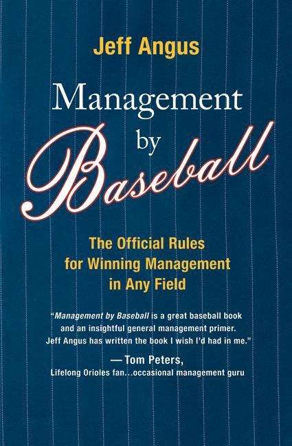 Book cover of Management by Baseball