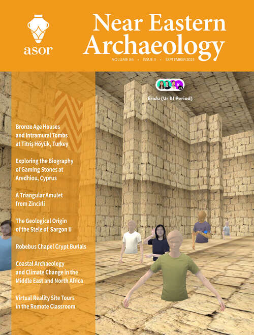 Book cover of Near Eastern Archaeology, volume 86 number 3 (September 2023)