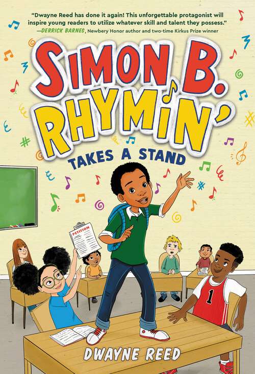 Book cover of Simon B. Rhymin' Takes a Stand (Simon B. Rhymin’ #2)