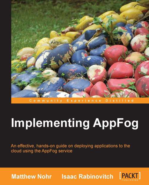 Book cover of Implementing AppFog