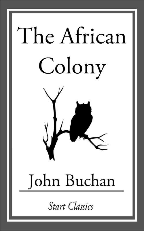 Book cover of The African Colony