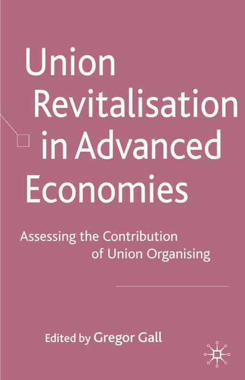 Book cover of Union Revitalisation in Advanced Economies