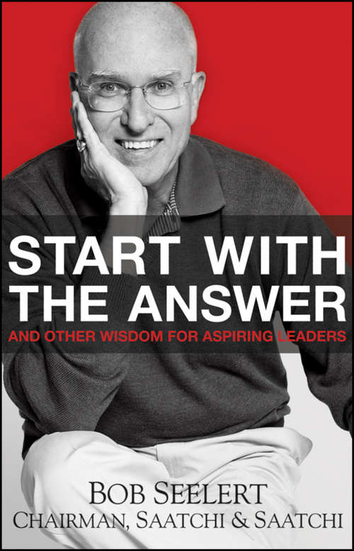 Book cover of Start with the Answer