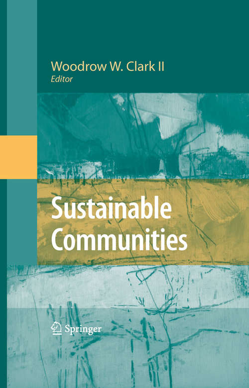 Book cover of Sustainable Communities