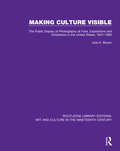 Making Culture Visible: The Public Display of Photography at Fairs, Expositions and Exhibitions in the United States, 1847-1900 (Routledge Library Editions: Art and Culture in the Nineteenth Century #3)