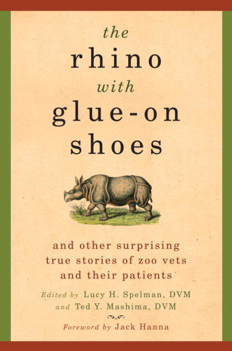 Book cover of The Rhino with Glue-On Shoes