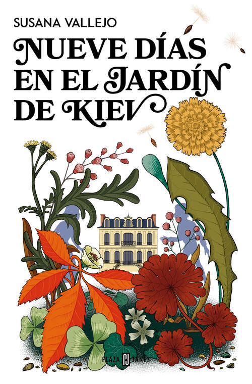 Book cover of Nueve días en el jardín de Kiev