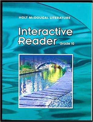 Book cover of Holt McDougal Literature: Interactive Reader (Grade 10, Texas Edition)