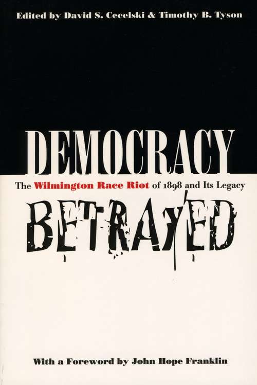 Book cover of Democracy Betrayed