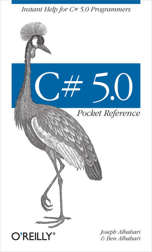Book cover of C# 5.0 Pocket Reference