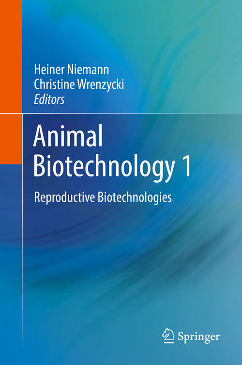 Book cover of Animal Biotechnology 1: Reproductive Biotechnologies