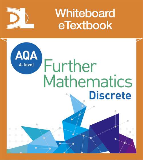 Book cover of AQA A Level Further Mathematics Discrete