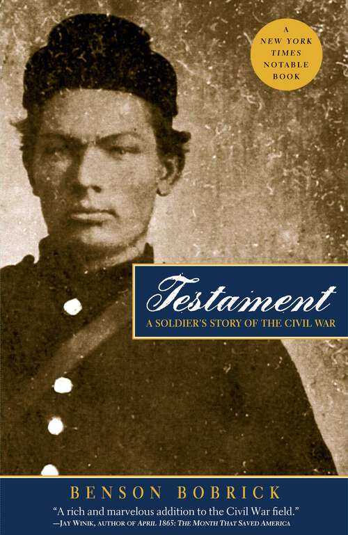 Book cover of Testament: A Soldier's Story of the Civil War