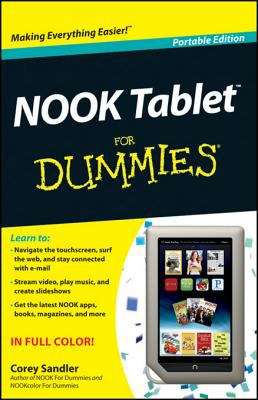 Book cover of NOOK Tablet For Dummies, Portable Edition
