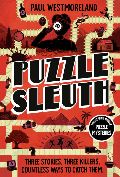 Book cover of Puzzle Sleuth: Mindbending Murder Puzzle Mysteries [An Interactive Book]