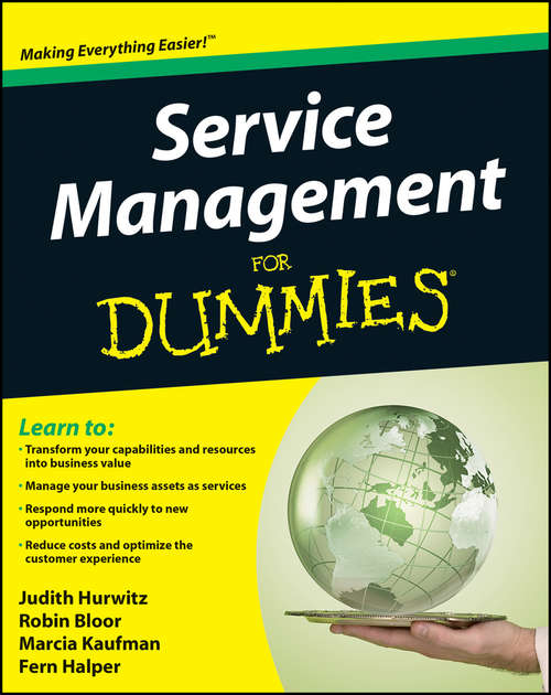 Book cover of Service Management For Dummies