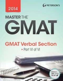 Book cover of Master the GMAT 2014: Verbal Section: Part VI of VI