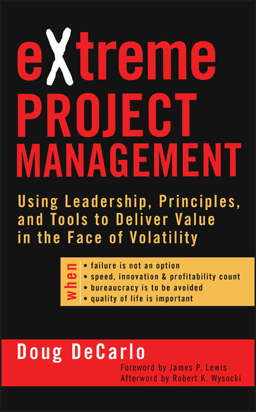 Book cover of eXtreme Project Management