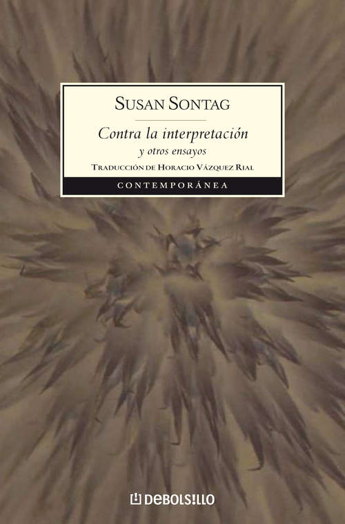 Book cover of Contra la interpretación y otros ensayos