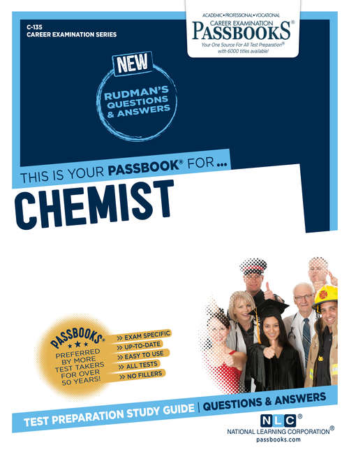 Book cover of Chemist: Passbooks Study Guide (Career Examination Series: C-3362)