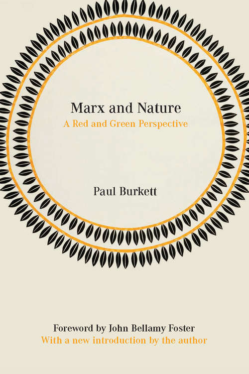Book cover of Marx and Nature