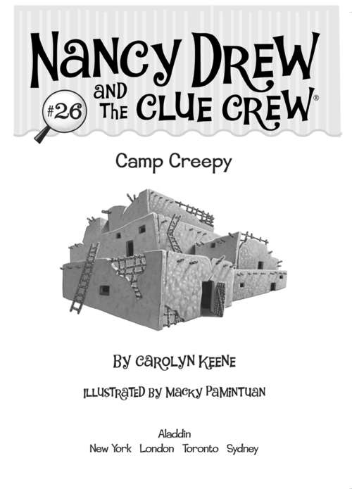 Book cover of Camp Creepy (Nancy Drew and the Clue Crew #26)