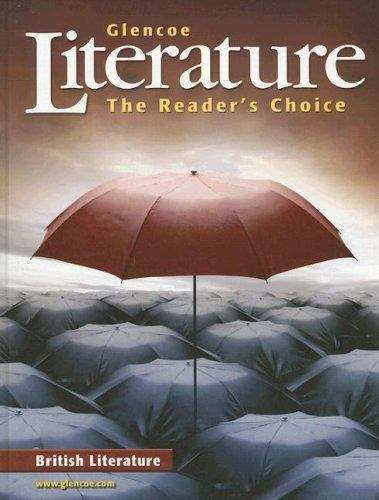 Book cover of Glencoe Literature: The Reader's Choice, British Literature