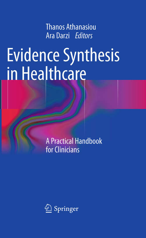 Book cover of Evidence Synthesis in Healthcare