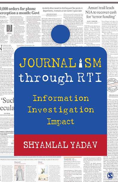 Book cover of Journalism through RTI: Information Investigation Impact (First Edition)