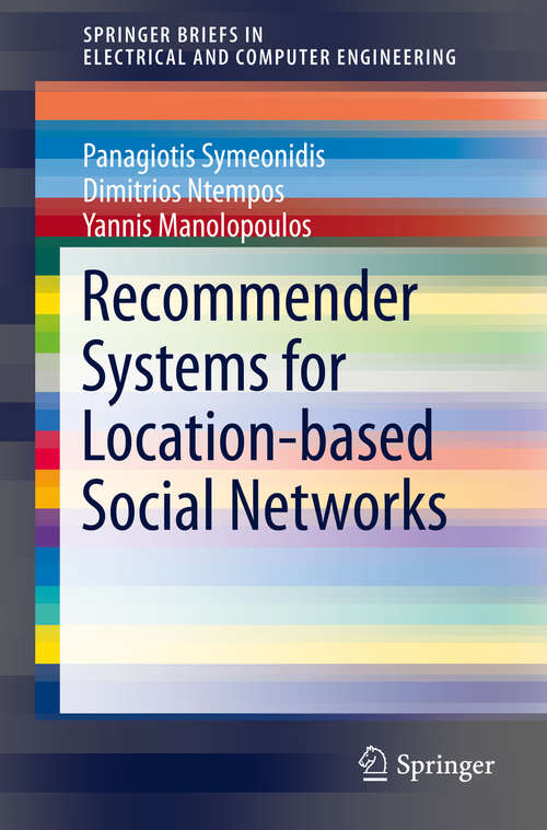 Book cover of Recommender Systems for Location-based Social Networks