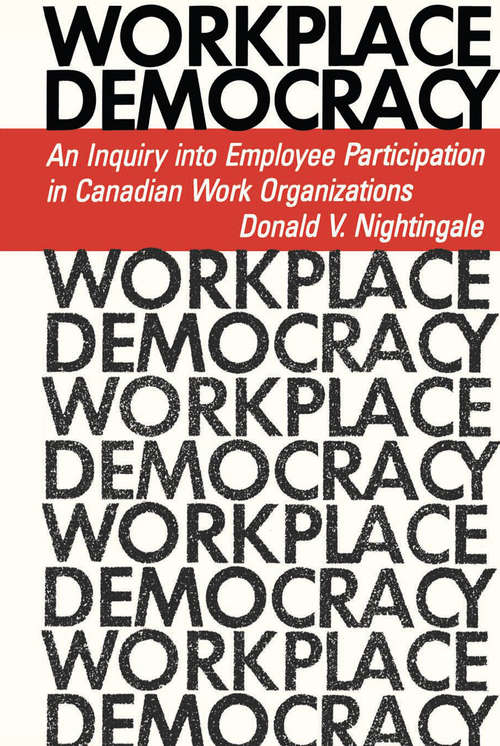 Book cover of Workplace Democracy