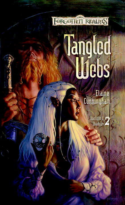 Book cover of Tangled Webs (Forgotten Realms: Starlight and Shadows #2)