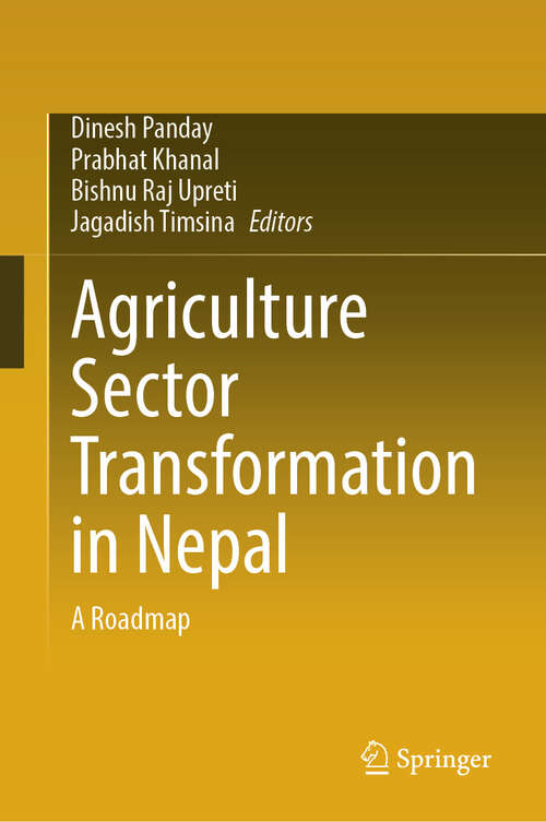 Book cover of Agriculture Sector Transformation in Nepal: A Roadmap