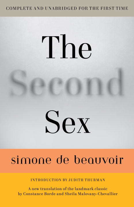 Book cover of The Second Sex (Sparknotes Literature Guide Ser.)