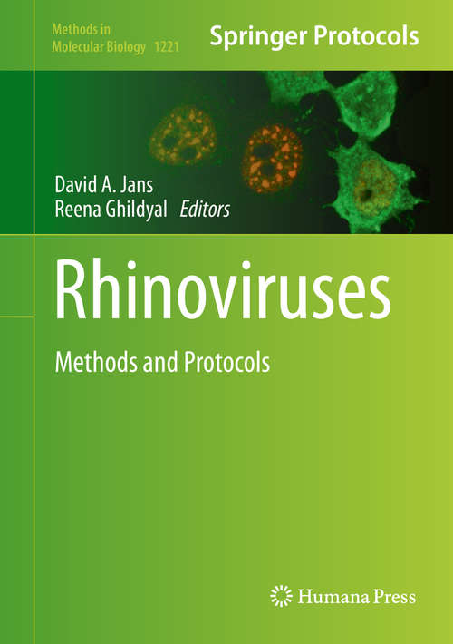 Book cover of Rhinoviruses
