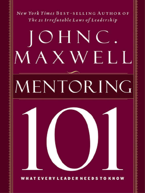 Book cover of Mentoring 101