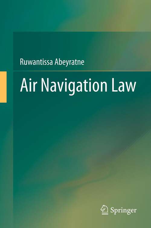 Book cover of Air Navigation Law