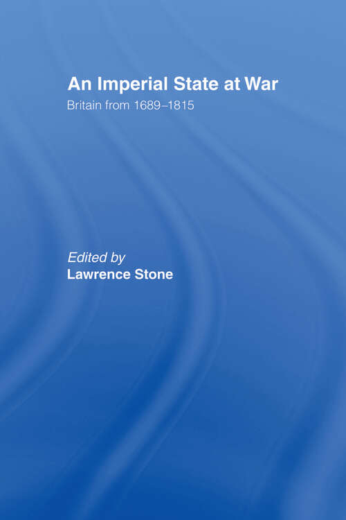 Book cover of An Imperial State at War: Britain From 1689-1815