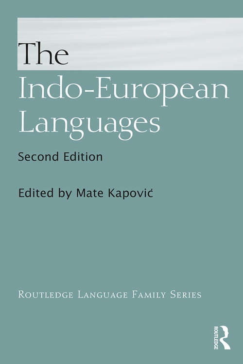 Book cover of The Indo-European Languages (2)