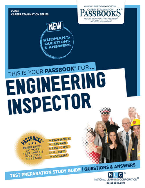 Book cover of Engineering Inspector: Passbooks Study Guide (Career Examination Series)