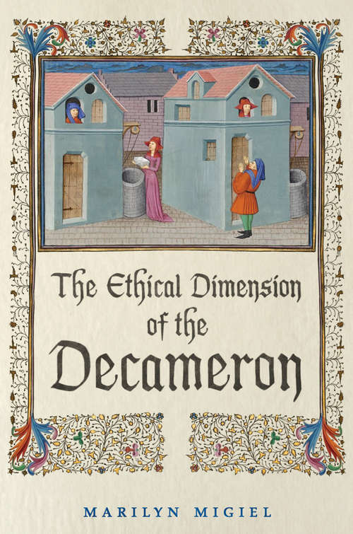 Book cover of Ethical Dimension of the 'Decameron'