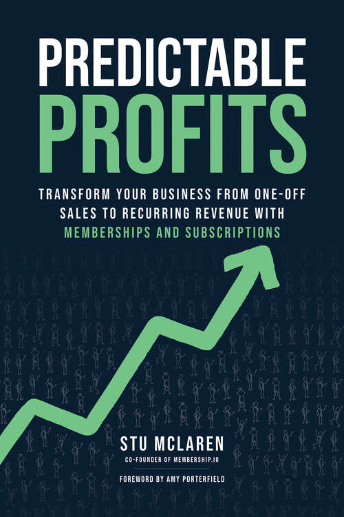 Book cover of Predictable Profits: Transform Your Business from One-Off Sales to Recurring Revenue with Memberships and Subscriptions