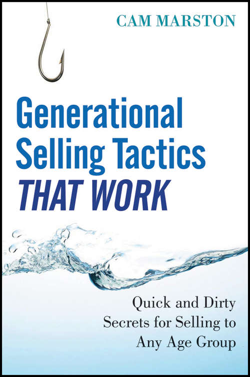 Book cover of Generational Selling Tactics that Work