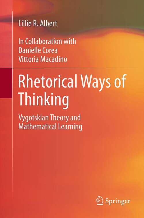 Book cover of Rhetorical Ways of Thinking