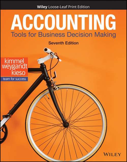 Accounting: Tools For Business Decision Making