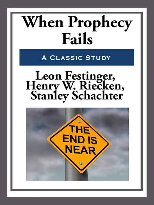 Book cover of When Prophecy Fails