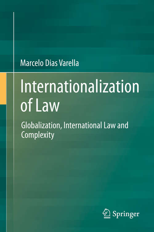 Book cover of Internationalization of Law