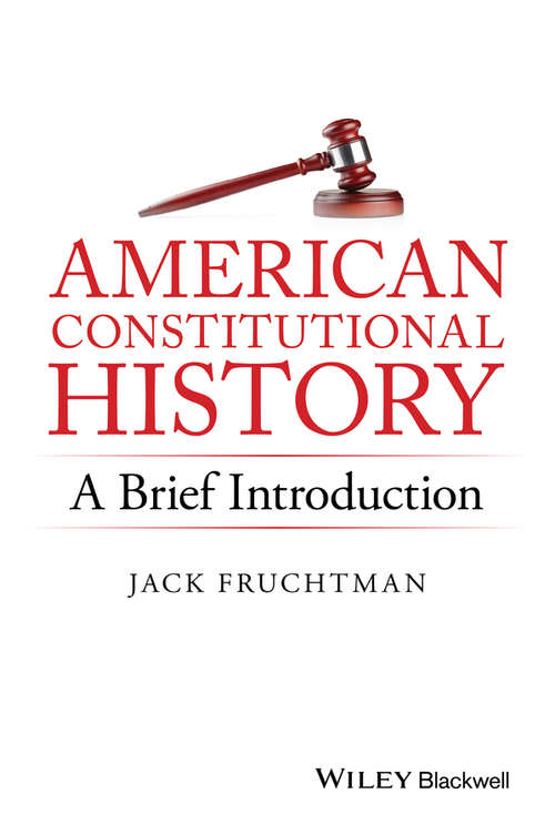 Book cover of American Constitutional History: A Brief Introduction