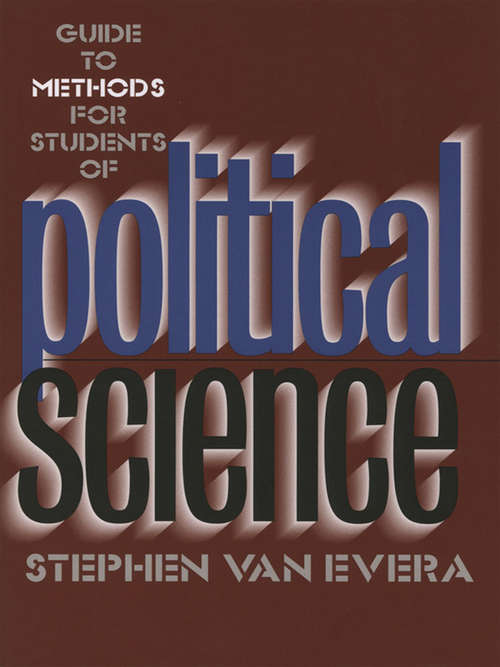 Book cover of Guide to Methods for Students of Political Science
