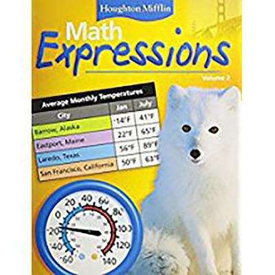 Book cover of Math Expressions Volume 2 [Grade 4]